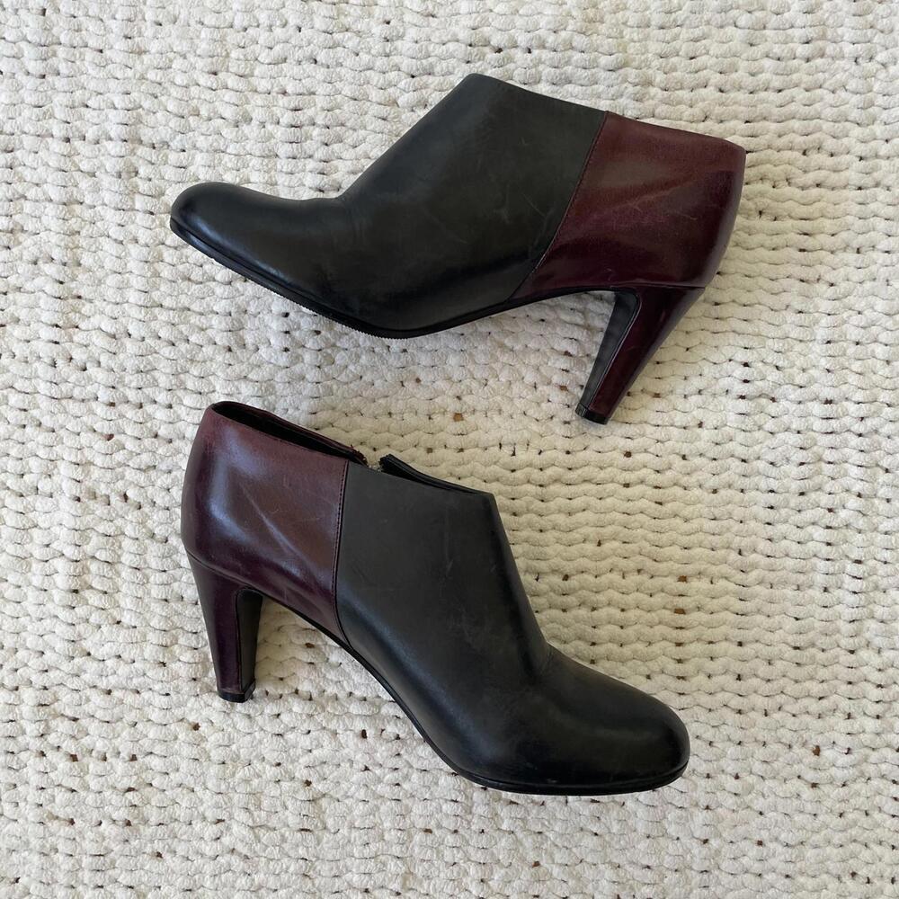 See by Chloe Women's Two Tone Leather Ankle Boots - Size 8 (38.5)